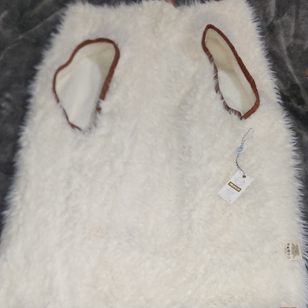 Simply Southern White Furry Vest